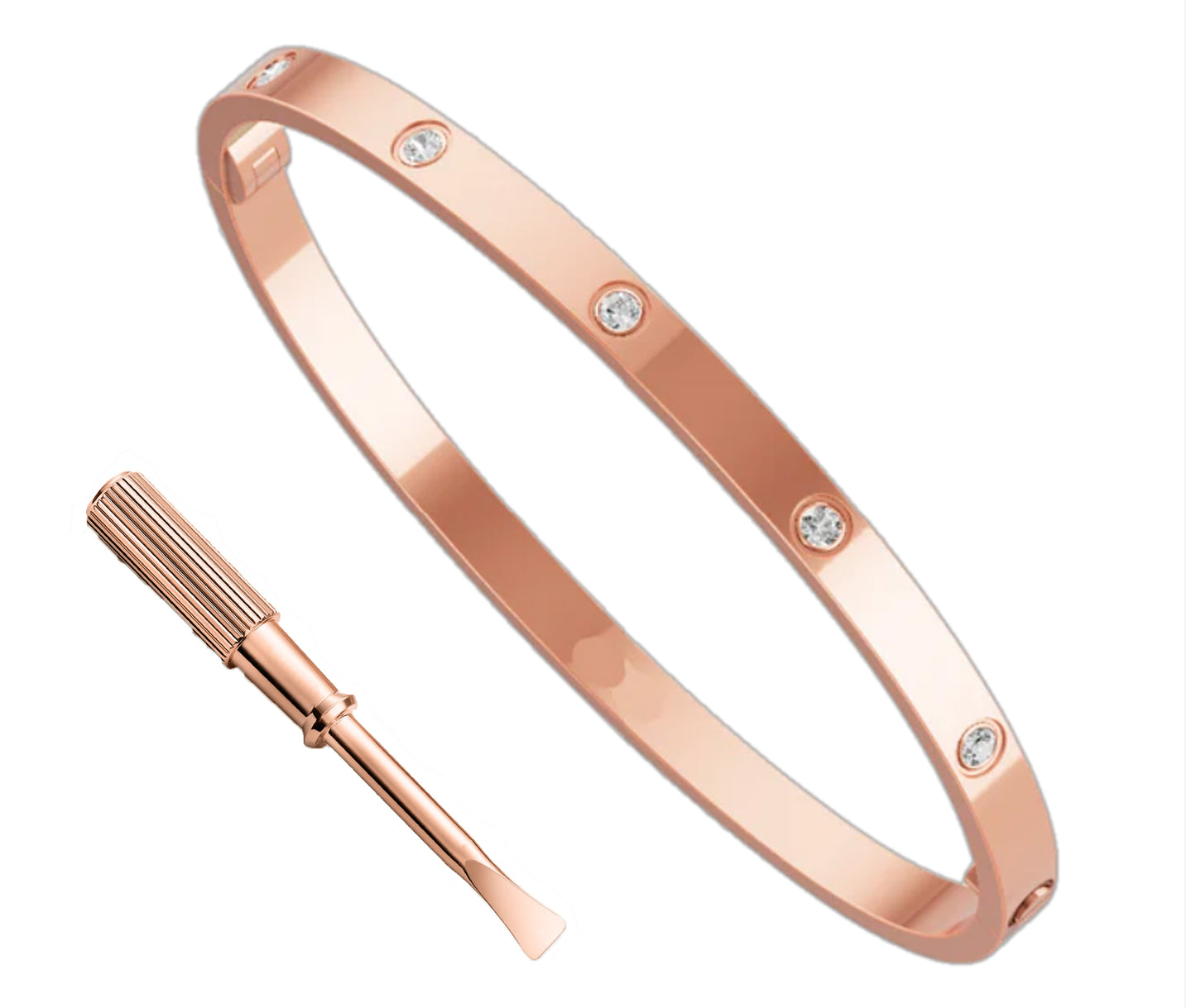 RayRay 10 Stone LOVE Bangle (thin)