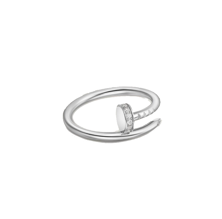 RayRay Stone Nail Ring - Silver