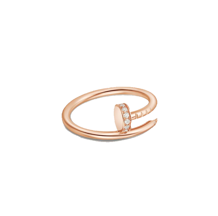 RayRay Stone Nail Ring - Rose Gold