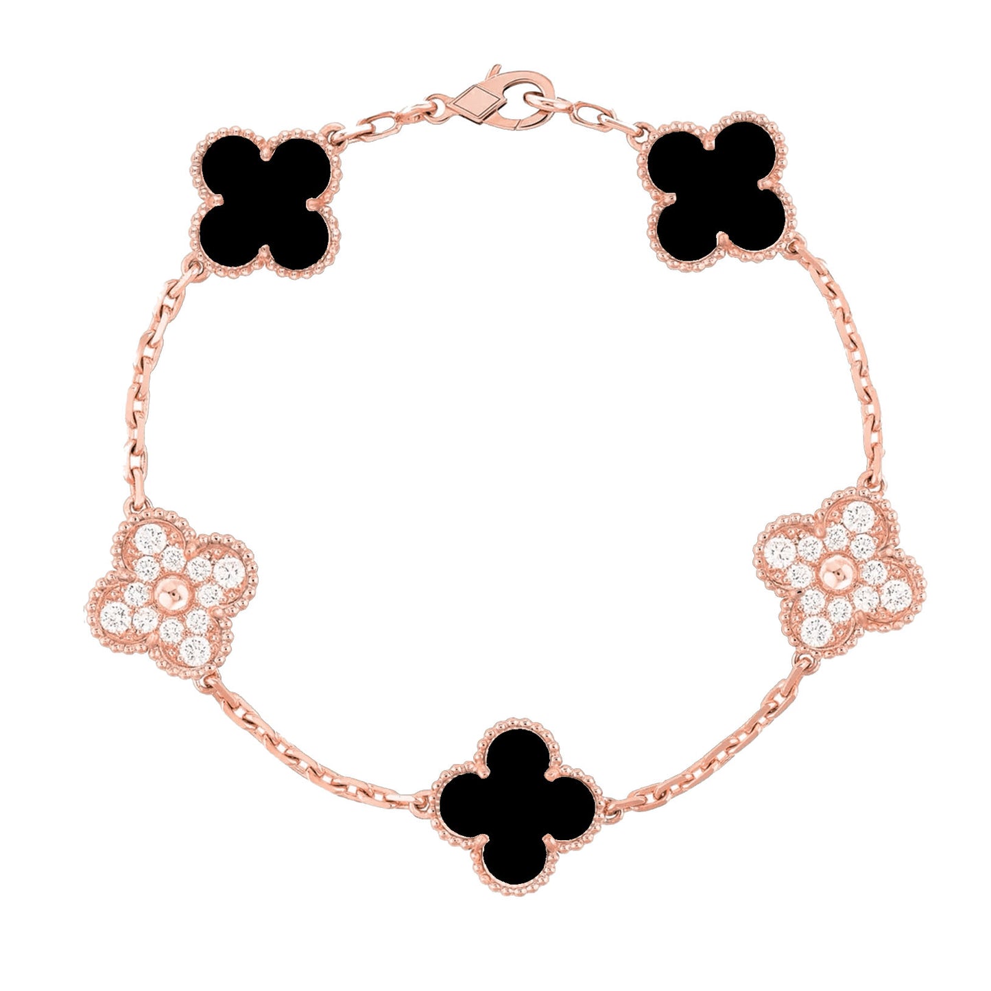 RayRay Stone Bracelet — Rose Gold Collection