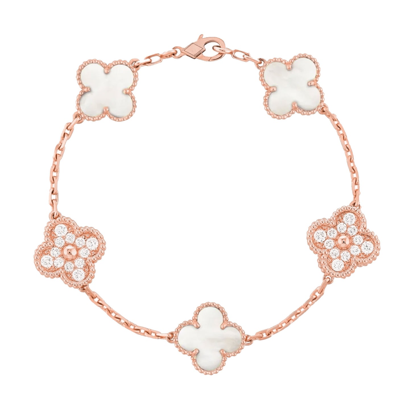 RayRay Stone Bracelet — Rose Gold Collection