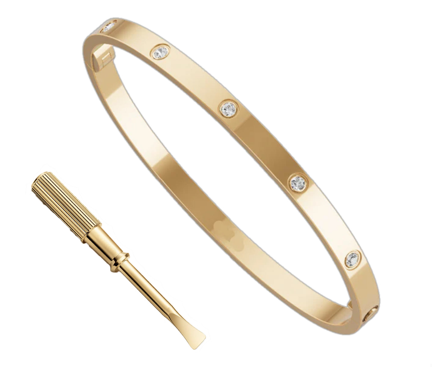 RayRay 10 Stone LOVE Bangle (thin)