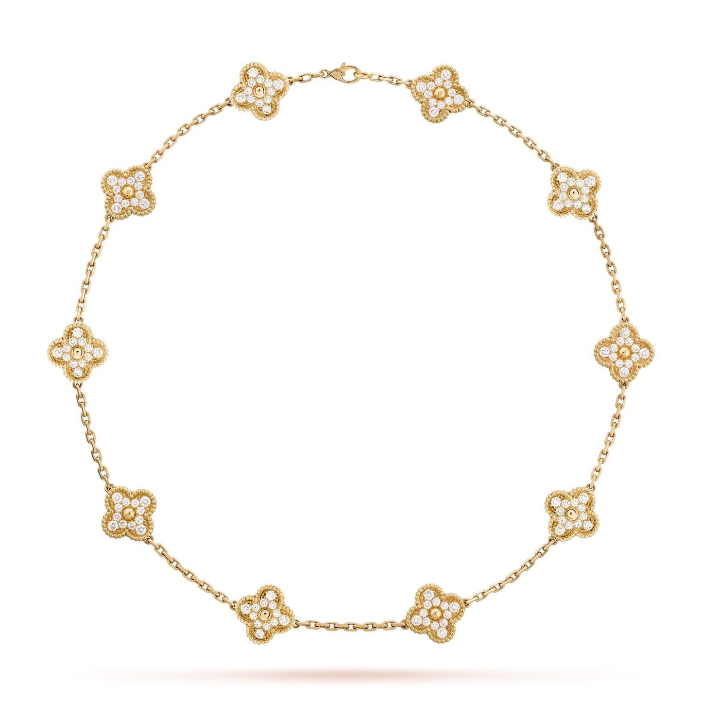 RayRay Full Stone Necklace — Gold