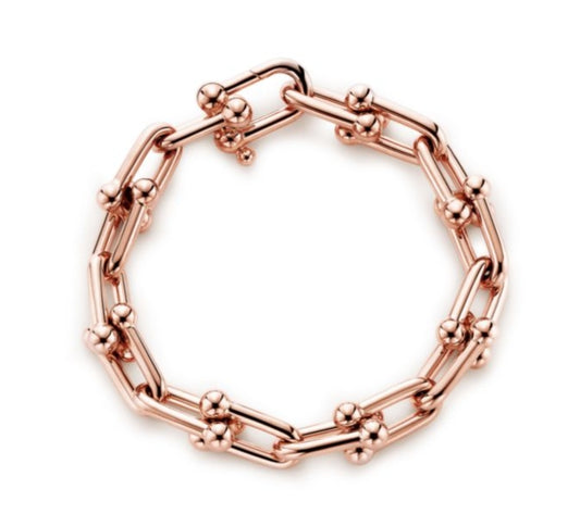 RayRay Large clasp bracelet - Rose Gold
