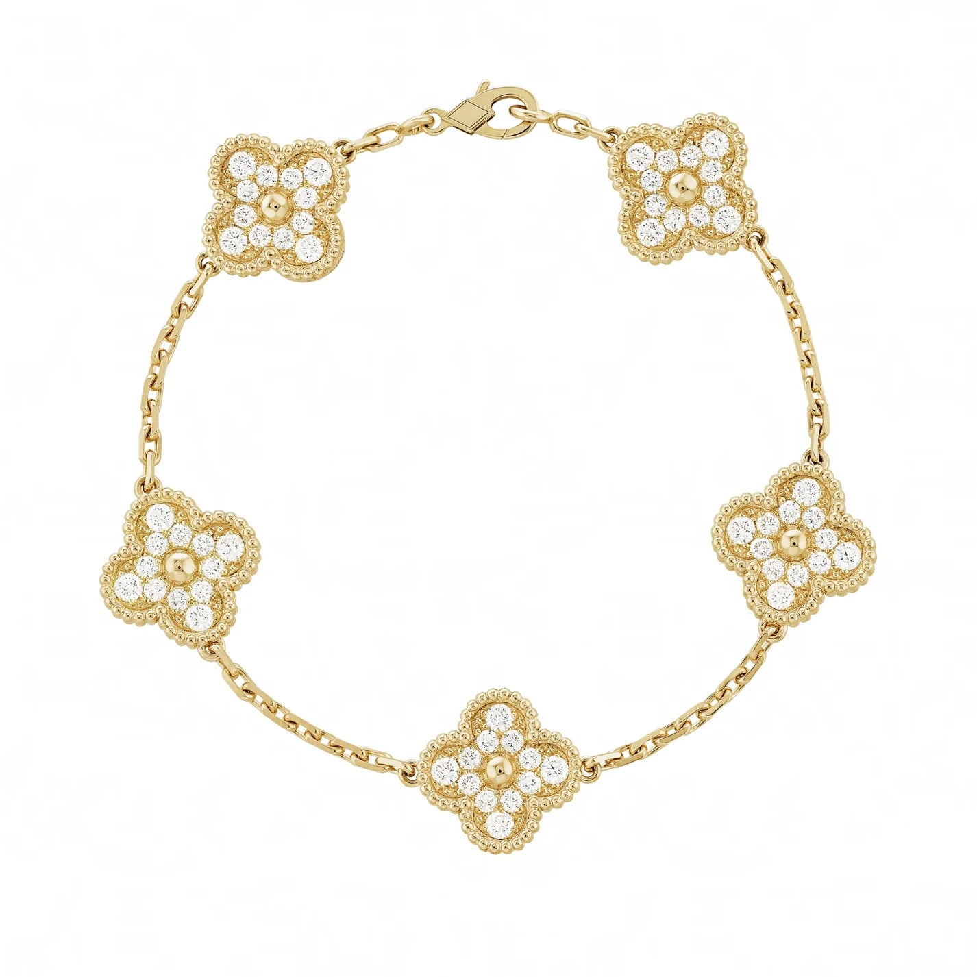 RayRay Full Stone Bracelet — Gold