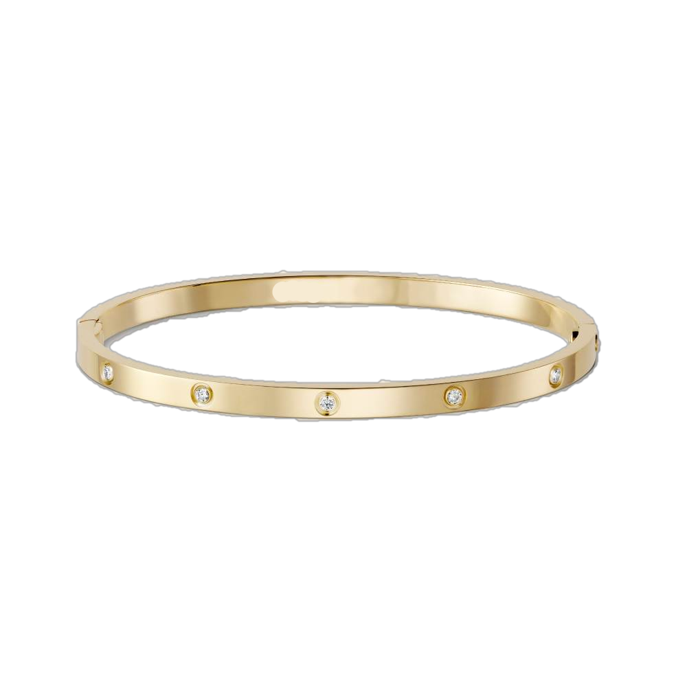 RayRay 10 Stone LOVE Bangle (thin)