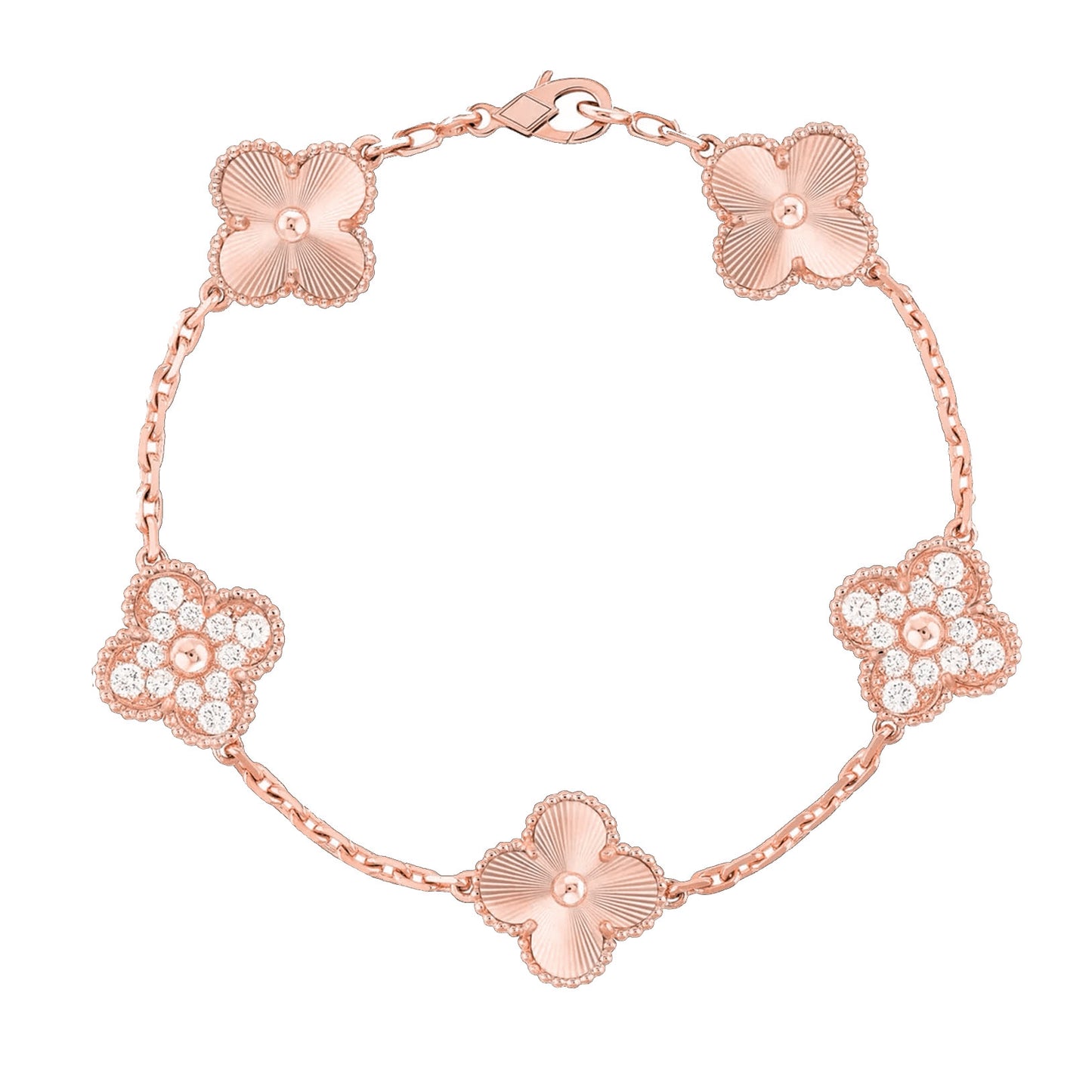 RayRay Stone Bracelet — Rose Gold Collection